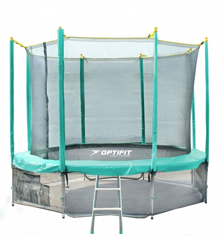 Батут Optifit Like Green 14Ft Зеленый