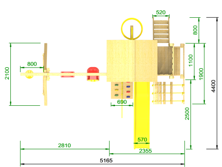 Детская площадка Пикник "Стандарт" Макси Вираж