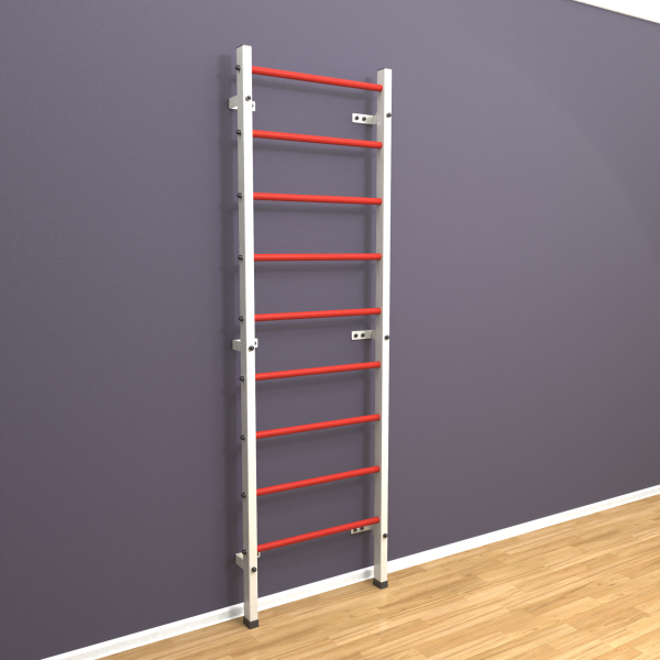 картинка Шведская стенка "LittleSport" (белый*красный) от магазина Лазалка