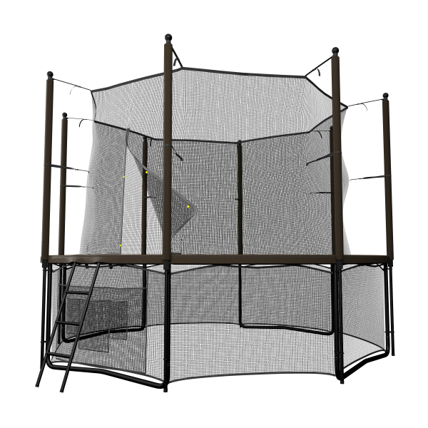 Батут UNIX line 8 ft Black&Brown (inside)